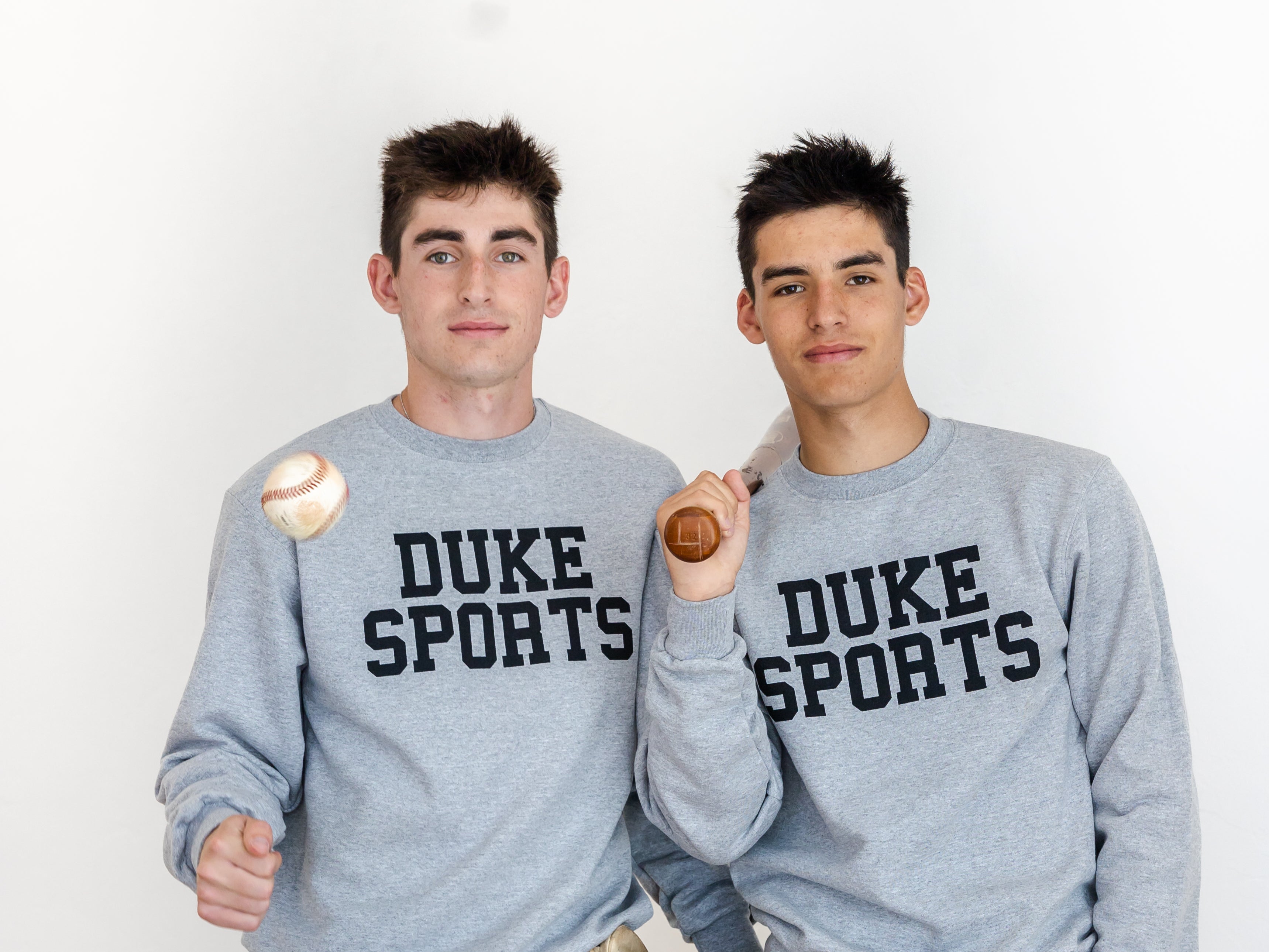 Gray Champion Duke Sports Crewneck Sweatshirt dukesports